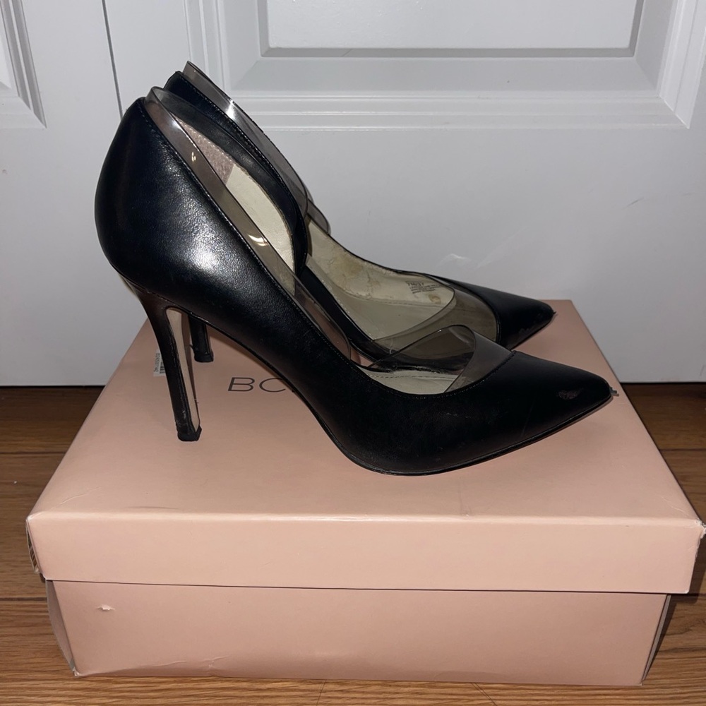 BCBG Elegant Black Stiletto Heels